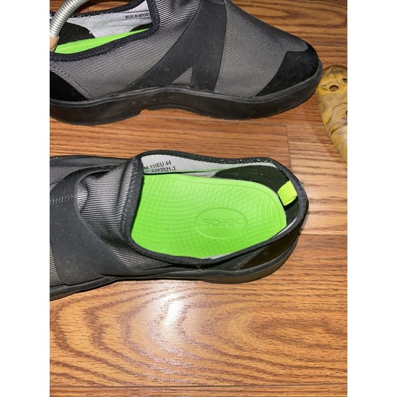 Oofos Oomg Fibre Low Black Gray Recovery Mesh Slip On Shoes‎ Men\'s Size 11 NWOT main image 5